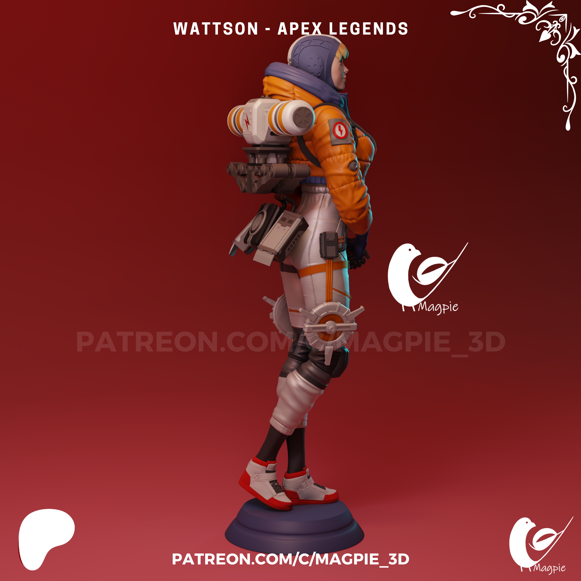 Wattson - Apex Legends Magpie_3d 01 